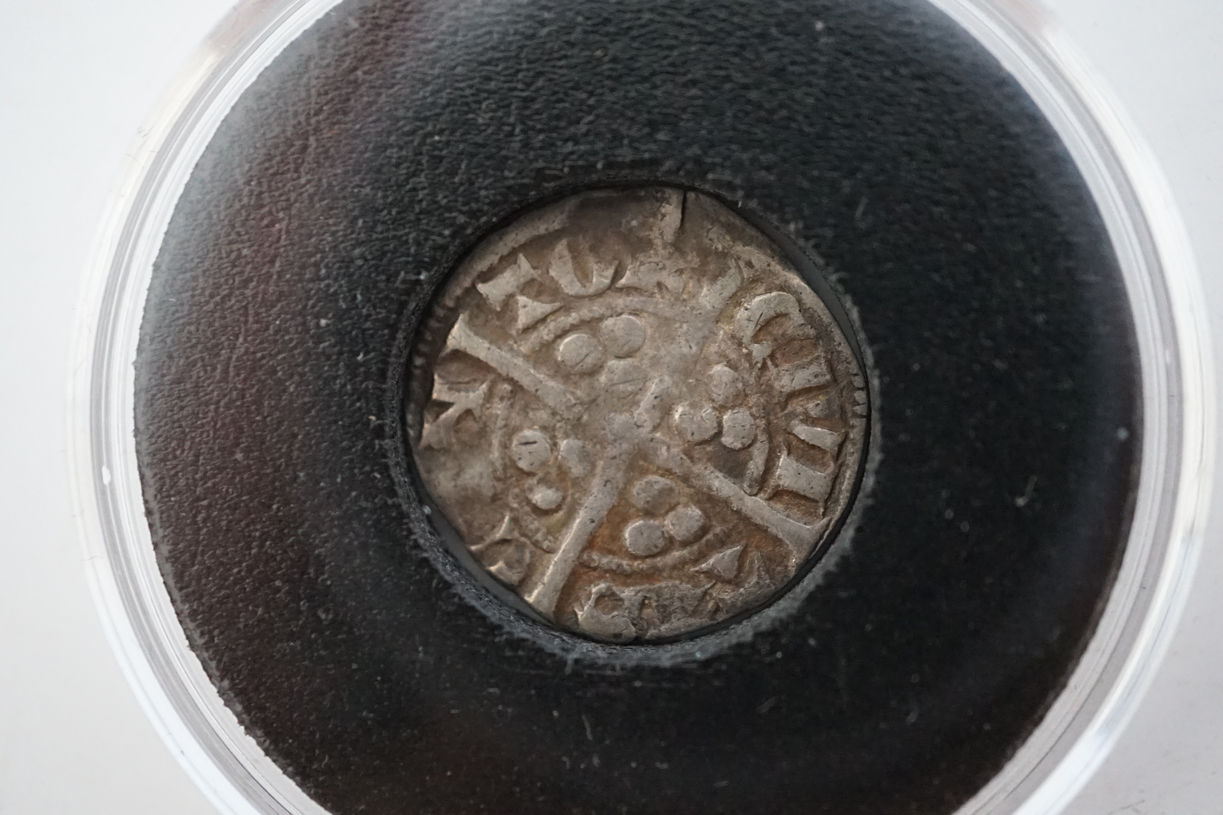British hammered silver coinage, Edward I long cross silver penny (1272–1307), fine, in a Harrington and Byrne fitted case